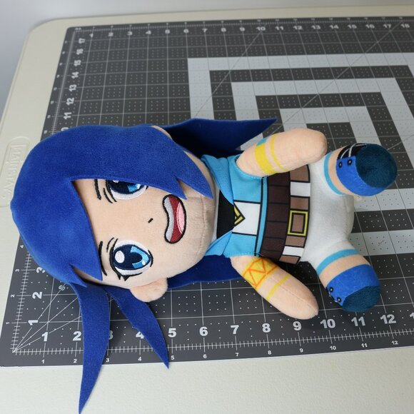 ItsFunneh Funneh The Krew Anime Blue Hair Girl Plush Doll Collectible Toy - Picture 10 of 11